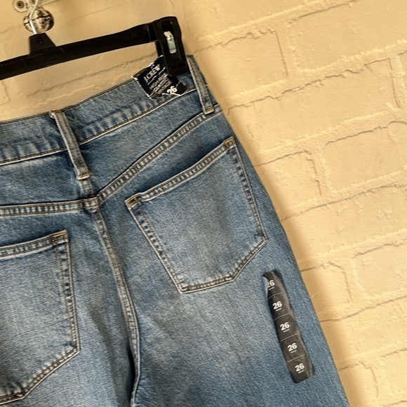 J crew jeans high rise classic vintage  mom style jeans‎ size 26 NEW - Picture 3 of 7